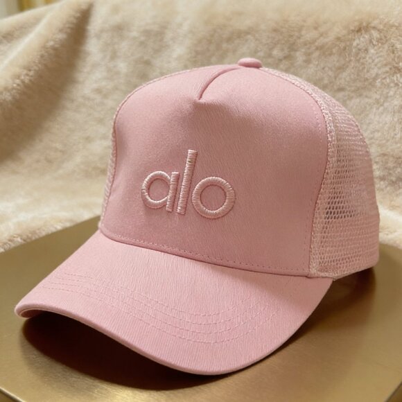 Alo Blush Logo Mesh Baseball Hat - Picture 4 of 4